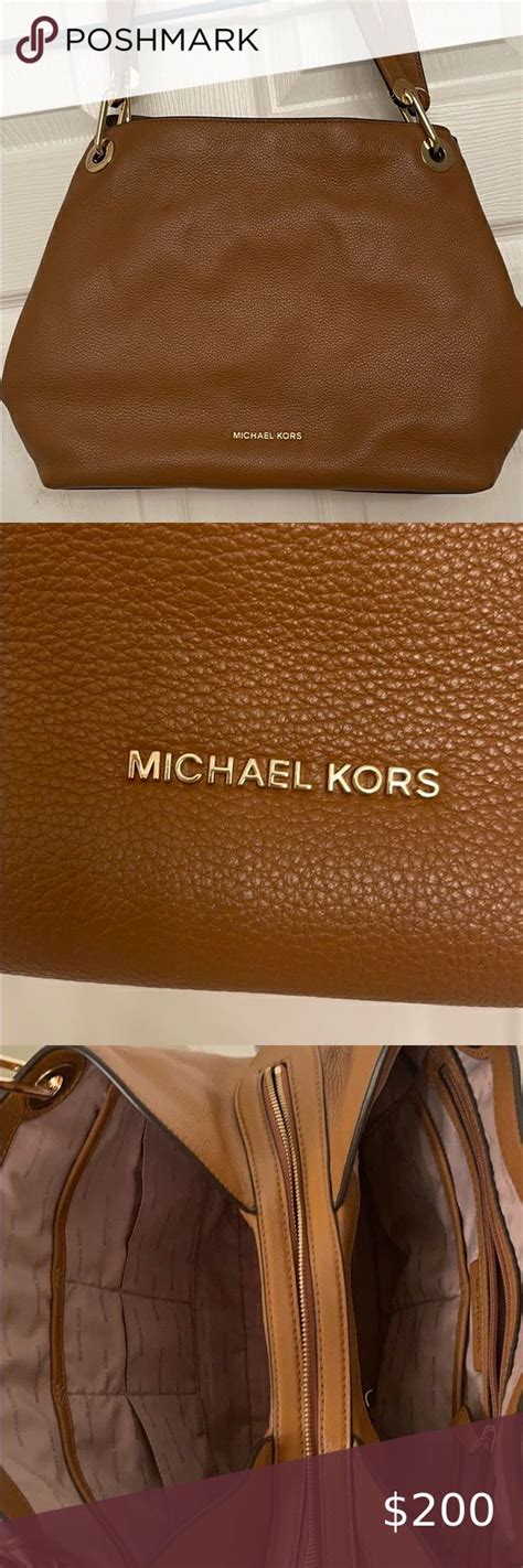 does mk use real leather|michael kors soft leather tote.